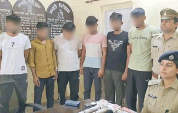 पुलिस ने किया अंतर्राज्यीय वाहन चोर गिरोह का भंडाफोड़, छह आरोपी पकड़े