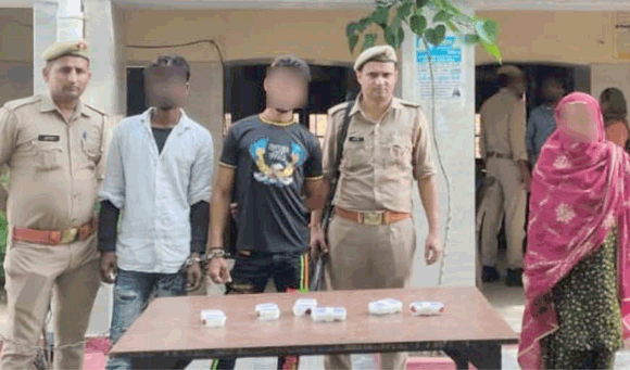 महिला समेत तीन नशा तस्करों को भेजा जेल