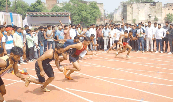 भीम आर्मी ने किया एथलेटिक्स प्रतियोगिता का आयोजन