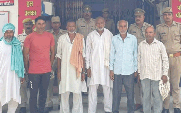 पुलिस ने आधा दर्जन वारंटियों को दबोचकर भेजा जेल