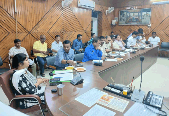 विधानसभा निर्वाचन क्षेत्रों के मतदेय स्थलों के सम्भाजन संबंध में हुई द्वितीय बैठक