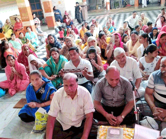 श्री राधावल्लभ मंदिर धूमधाम से मनाया गया श्री राधा रानी छटी महोत्सव
