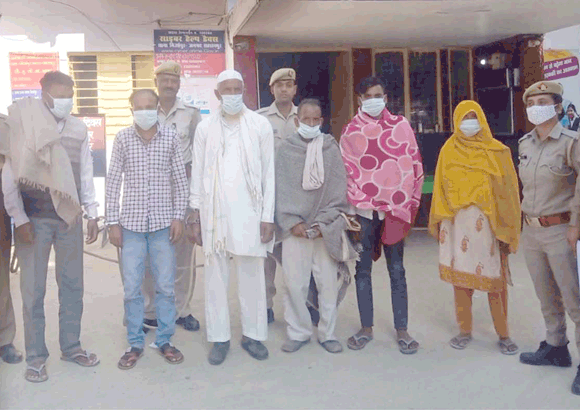 पुलिस ने छह वांछित आरोपियों को किया गिरफ्तार