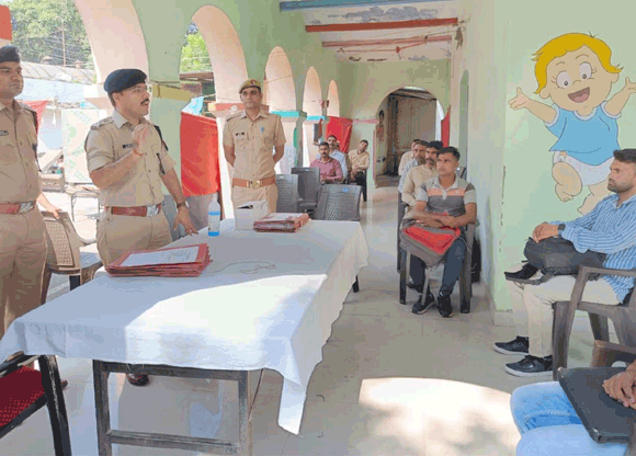 एसएसपी ने लिया उपनिरीक्षक भर्ती प्रक्रिया का जायजा