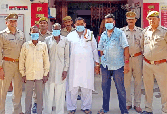 पुलिस ने पांच आरोपियों को भेजा जेल