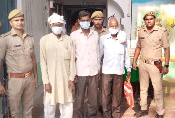 पुलिस ने शांति भंग के मामले में तीन को भेजा जेल