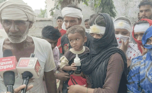 नाली विवाद को लेकर भिड़े दो पक्ष, आधा दर्जन घायल