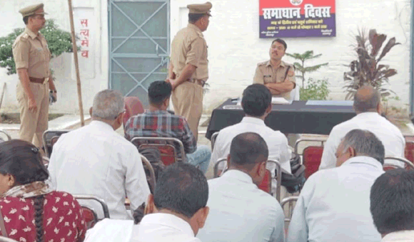 एसएसपी ने किया थाना चिलकाना का औचक निरीक्षण