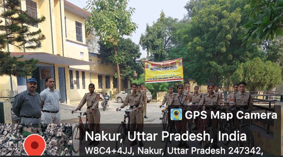 राष्टरीय एकता दिवस पर एनसीसी के केडेटस ने साईकिल रैली निकाली