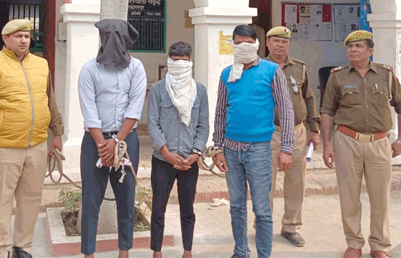 दो वांछित समेत तीन आरोपियों को भेजा जेल