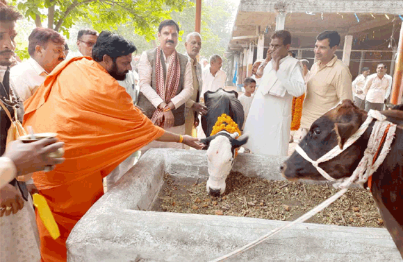 गौमाता की सेवा से ही सुरक्षित रह सकता है जनमानस: मुकेश