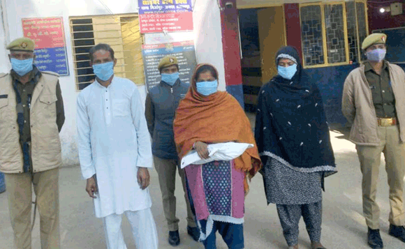 दो महिलाओं समेत तीन गौकश गिरफ्तार