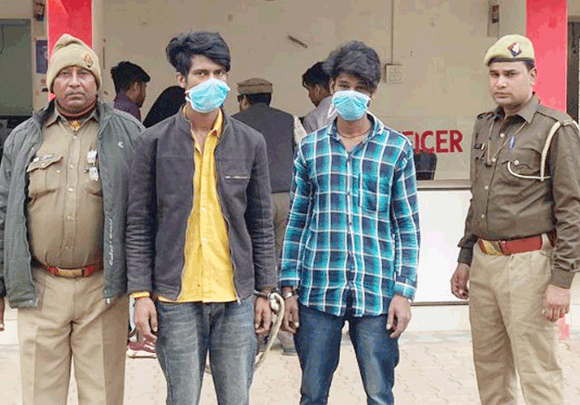 युवक पर ईंट पत्थरों से किया हमला, दो हमलारोपी गिरफ्तार