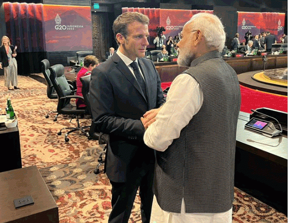 ‘पहले से ही निकटता से समन्वय कर रहा है’: G20 में मोदी-मैक्रॉन संक्षिप्त मुठभेड़ पर फ्रांस