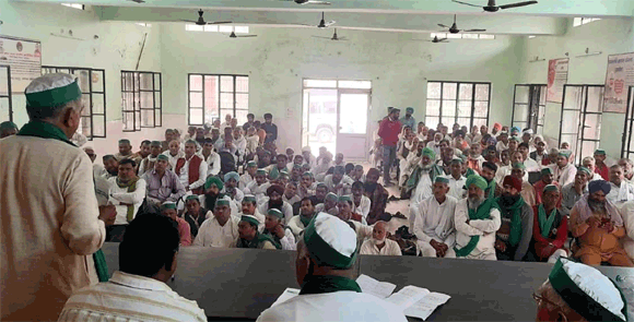 किसानो पर दर्ज बिजली चोरी के फर्जी मुकदमे वापस हो-किसान युनियन