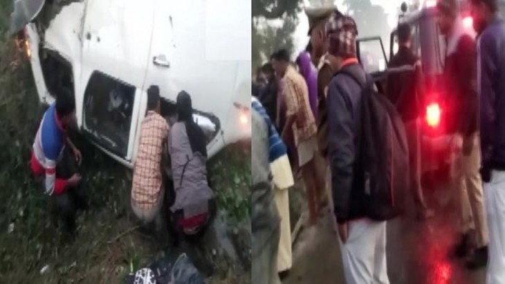लखीमपुर खीरी में भीषण हादसा, पांच लोगों की मौत से मचा हड़कंप