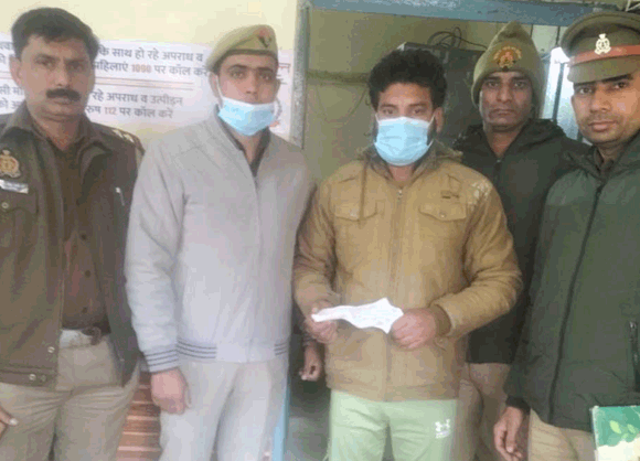 पुलिस ने अंतर्राज्यीय वारंटी आरोपी को गिरफ्तार कर भेजा जेल