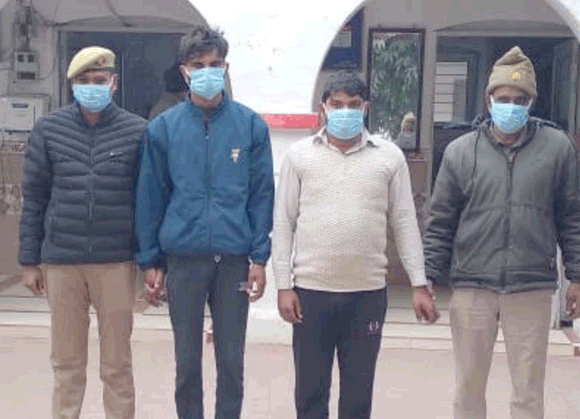 दुष्कर्म के आरोपी समेत तीन को भेजा जेल