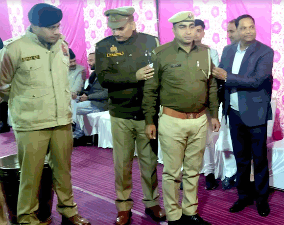 कोतवाली देवबंद में किया गया विदाई समारोह का आयोजन
