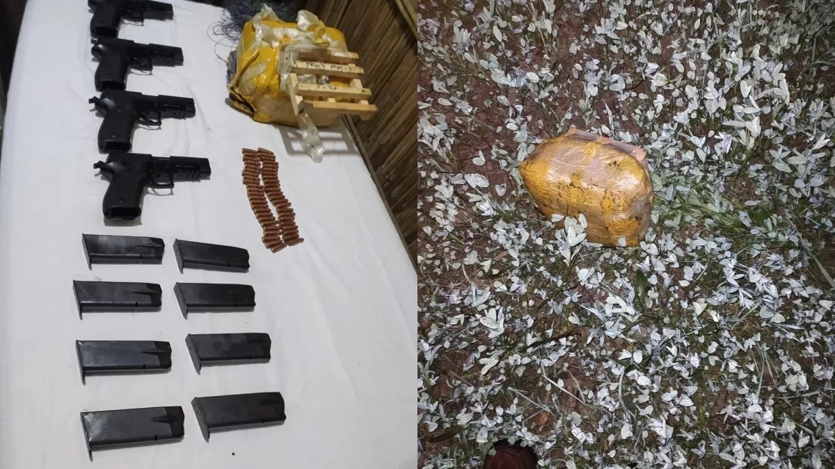 BSF ने पाकिस्तानी ड्रोन को मार गिराया, 4 पिस्तौल, 8 मैगजीन और 47 कारतूस किए बरामद