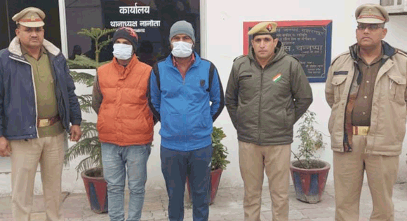 गैंगस्टर एक्ट में वांछित आरोपियों को किया गिरफ्तार