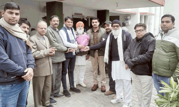 नवागत थाना प्रभारी से मिला सद्भावना शांति समिति का प्रतिनिधिमंडल