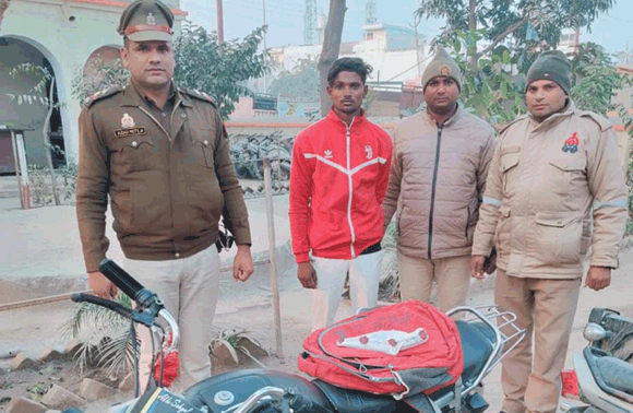 अवैध तमंचे के साथ एक आरापी गिरफ्तार