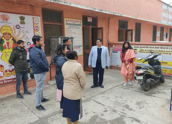 जिला विधिक सेवा प्राधिकरण द्वारा सखी वन स्टॉप सेन्टर का किया गया औचक निरीक्षण