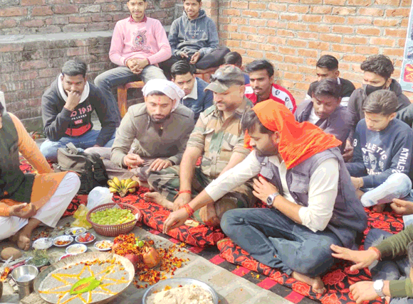 हवन-यज्ञ में छात्र-छात्राओं को दिलाया भारतीय संस्कृति की रक्षा का संकल्प