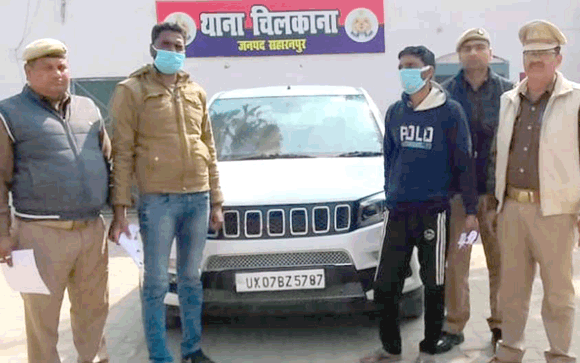 नाजायज स्मैक के साथ दो आरोपियों को भेजा जेल