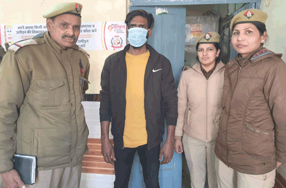पुलिस के हत्थे चढ़ा शातिर बदमाश