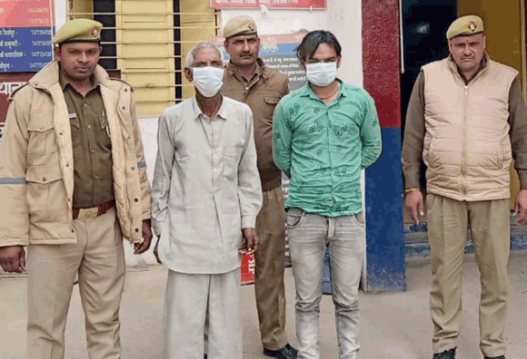 पुलिस ने दो वारंटी आरोपियों को गिरफ्तार