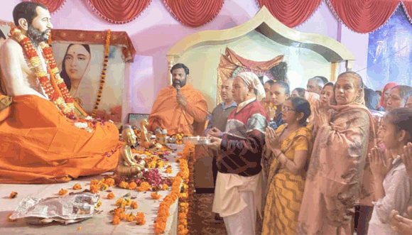 रामकृष्ण परमहंस का मनाया जन्मोत्सव