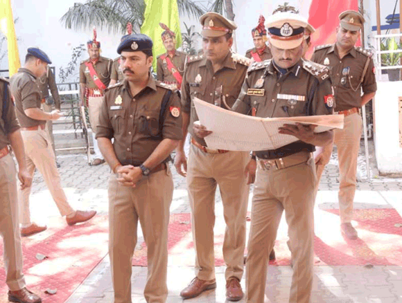 डीआईजी ने किया मंडी कोतवाली का वार्षिक निरीक्षण
