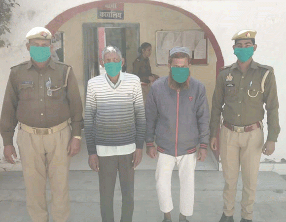 पुलिस ने दो वारंटियों केा किया गिरफ्तार