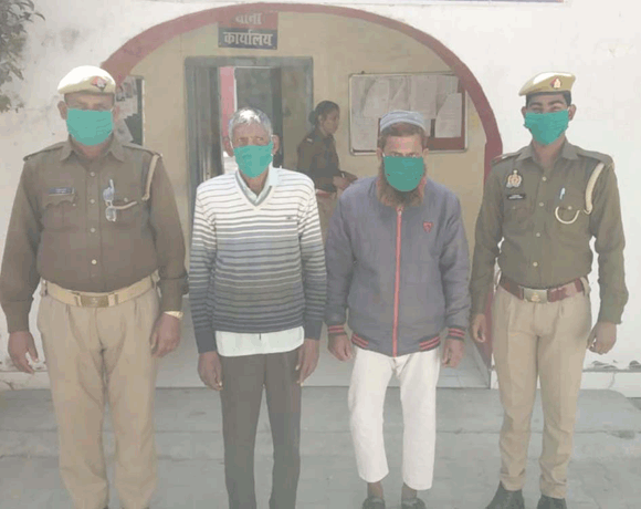 पुलिस ने दो वारंटियों केा किया गिरफ्तार