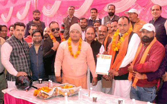 पंकज बने विश्व हिंदू महासंघ के जिलाध्यक्ष