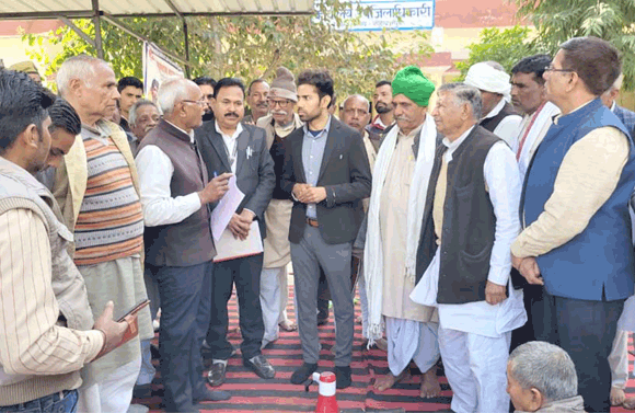 विभिन्न मांगों को लेकर देवबंद तहसील मुख्यालय पर गरजे किसान