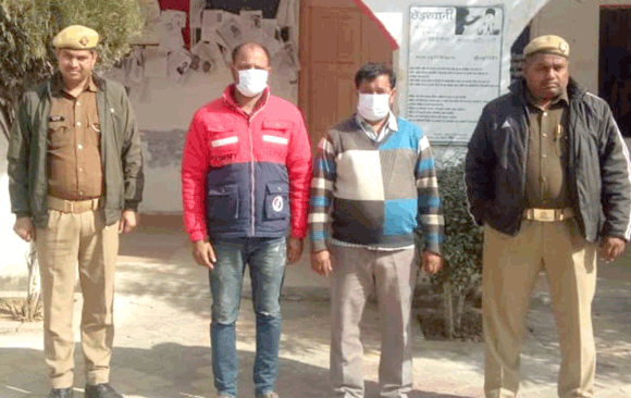 पुलिस ने दो वारंटियों समेत तीन आरोपी भेजे जेल