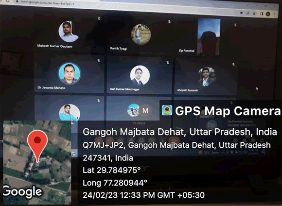 शोभित विश्वविद्यालय गंगोह में सिविल अभियांत्रिकी और मैकेनिकल अभियांत्रिकी विभाग द्वारा “दि पावर ऑफ यूजिंग डिजाइन थिंकिंग”पर ऑनलाइन संगोष्ठी का आयोजन का