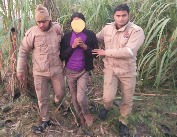 पुलिस ने घायलावस्था में दबोचा बदमाश, साथी फरार