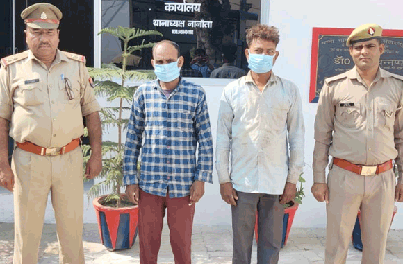 पुलिस ने दो वारंटी आरोपी भेजे जेल