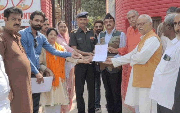 रिमाउंट डिपो हटाने के मुद्दे पर पुनर्विचार करने की मांग, सौंपा ज्ञापन