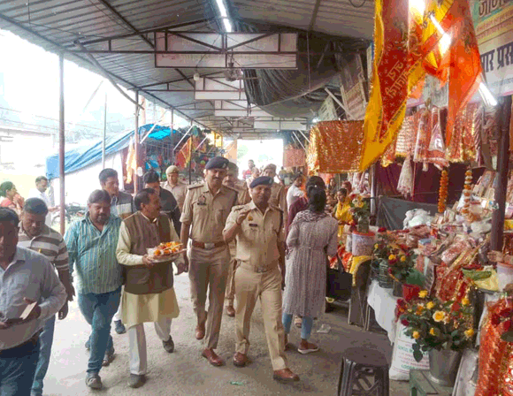 एसपी देहात ने लिया बाला सुंदरी मेले की सुरक्षा व्यवस्थाओं का जायजा