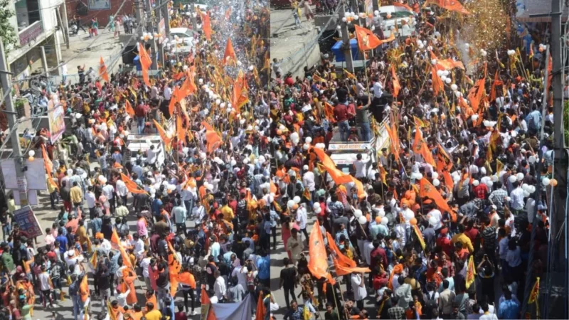 हनुमान जन्मोत्सव पर जहांगीरपुरी के H Block में शोभायात्रा रद्द, अन्य जगहों पर जारी; भारी फोर्स तैनात