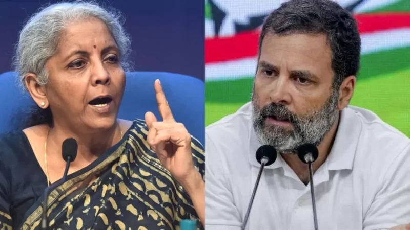 ‘Adani को पहले थाली में परोस कर दिया पोर्ट, अब कांग्रेस कर रही नौटंकी’, राहुल गांधी पर सीतारमण का तीखा हमला