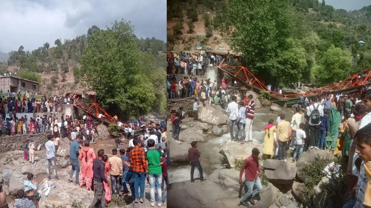 जम्मू-कश्मीर: उधमपुर में गिरा फुटओवर ब्रिज, 20 से ज्यादा लोग घायल; बचाव अभियान शुरू