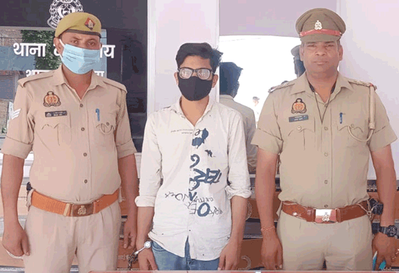 पुलिस ने दुष्कर्म के आरोपी को दबोचकर भपेजा जेल