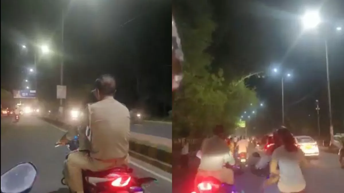 ए भइया…ओ भइया, हेलमेट कहां है तुम्हारा? 1 KM तक पुलिसवालों का पीछा करती रही मां-बेटी; वायरल हो रहा VIDEO
