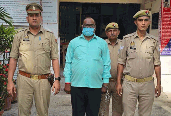 पुलिस ने कलयुगी पिता को दबोचकर भेजा जेल